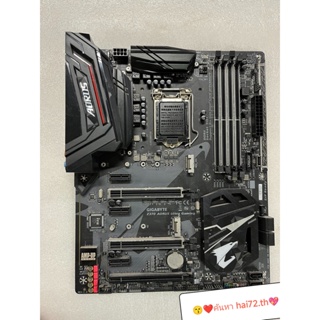 Gigabyte Technology Gigabyte Z370 AORUS UITRA บอร์ดเกมมิ่งแกะสลักการ์ด 1151-Pin รุ่น 4 หน่วยความจํา สี่ช่อง Dual M2 โซลิดสเตทไดรฟ์อินเตอร์เฟซ ฟังก์ชั่นทดสอบปกติ พร้อมแผ่นกั้นดั้งเดิม ใหม่ เข็ม CPU รองรับรุ่นที่ 8 รุ่นที่ 9