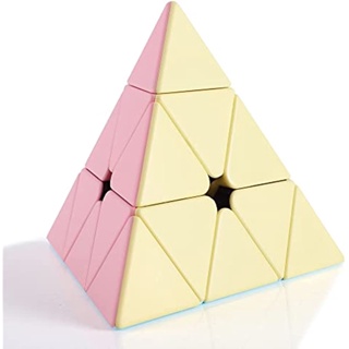 ลูกบาศก์ความเร็ว พีระมิด ทรงสามเหลี่ยม 3x3 สีสันสดใส สําหรับเด็ก และผู้ใหญ่ 4 สี