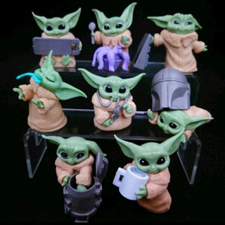 โมเดล Baby Yoda Star War 5-6 ตัว มีทั้งมีและไม่มีกล่อง น่ารักแบบขั้นสุดยอด ราคาถูก มีน้อย พร้อมส่งจากไทยแบบเร็วที่สุด.