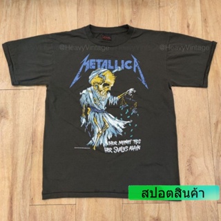 แฟชั่นยูนิเซ็กซ์△◎METALLICA THEIR MONEY TIPS HER SCALETS AGAIN ©1994 [FADE] แมทนางฟ้า งานฟอกสีเฟด เสื้อวง เสื้อทัวร_57