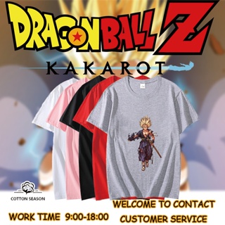เสื้อสีขาว Dragon Ball Kame Sennin เสื้อคนอ้วนผญ เสื้อยืดไม่ต้องรีด รัดรูป เสื้อตราหานคู่ เสื้อคนอ้วน_04