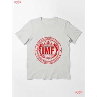 New IMF MISSION IMPOSSIBLE Sticker T-Shirt ภารกิจที่เป็นไปไม่ได้ เสื้อยืด ดพิมพ์ลาย ดผ้าเด้ง คอกลม ความนิยม เสื้อยื_11