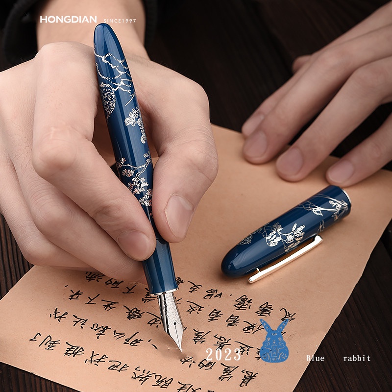hongdian-n23-ปากกาหมึกซึม-ลายกระต่าย-คุณภาพสูง-สําหรับธุรกิจ-สํานักงาน