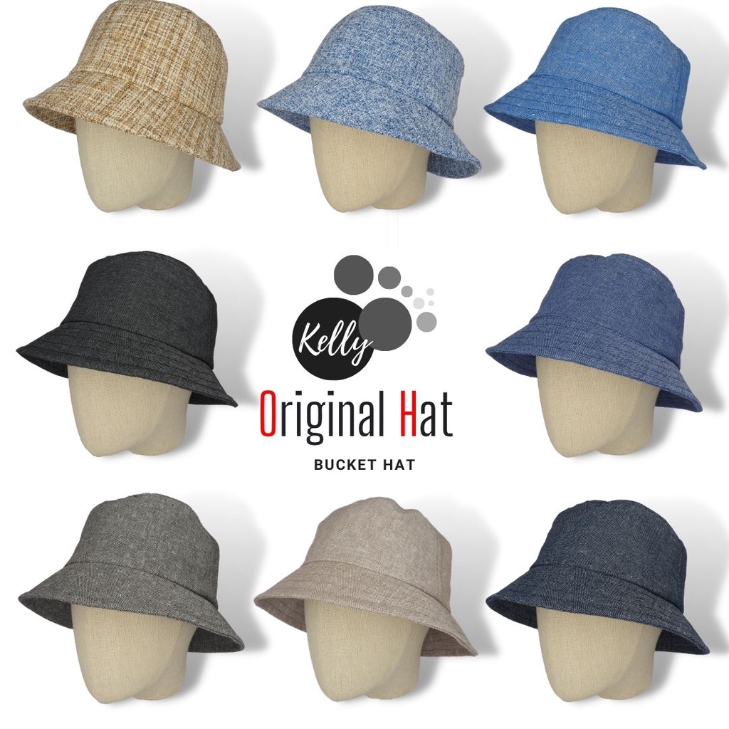 ภาพหน้าปกสินค้าหมวกบักเก็ตเปล่า BUCKET ORIGINAL HAT Size 57.5 cm. SET 5/9(UNISEX)