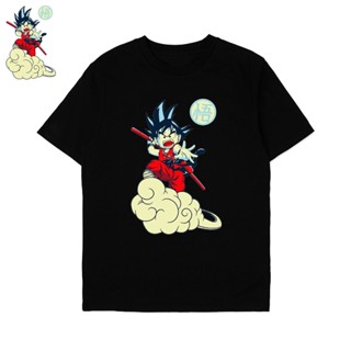 เสื้อเชิ้ต ลายอนิเมะ Son goku Little kinton Clouds_04