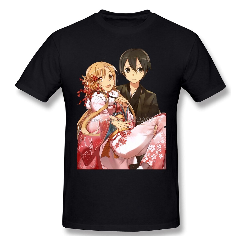 best-couple-kirito-and-asuna-to-t-shirt-men-top-quality-cotton-short-summer-sleeve-sword-art-online-alicization-เสื-05