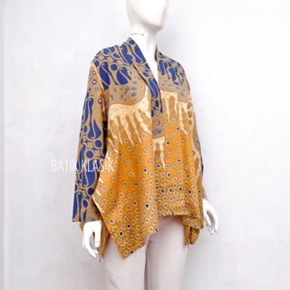 เสื้อเบลาส์ ผ้าฝ้าย ลาย Inmas Abstract Kartini