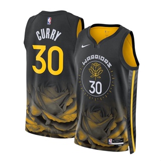 Mens Stephen Curry Royal Golden State Warriors Badge Jersey