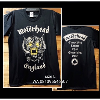 เสื้อยืด พิมพ์ลาย Metal ROCK MOTORHEAD Music ENGLAND REBEL Prepatant สําหรับผู้ชาย