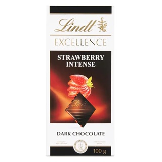 Lindt Excellence Strawberry Intense Chocolate 100G.