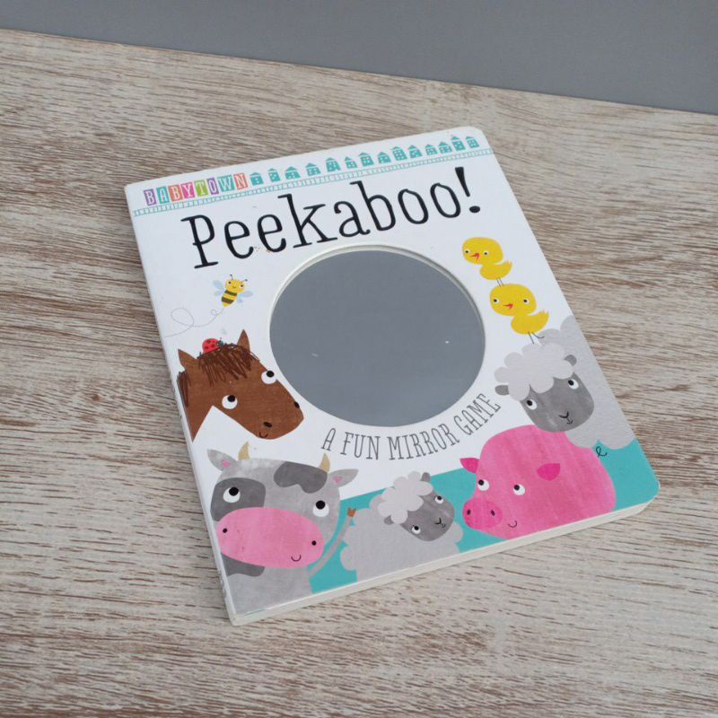 board-book-peekaboo-a-fan-mirror-game-มือสอง