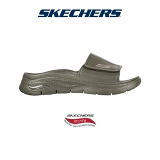 ภาพหน้าปกสินค้าSkechers สเก็ตเชอร์ส รองเท้าแตะ ผู้ชาย Arch Fit Foamies Foamies 243159-OLV ที่เกี่ยวข้อง