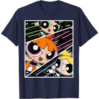 Powerpuff Girls The Trio Panel Light Show Graphic Printed T-Shirt For Boys And Imported 1 2 3 4 5 6_05