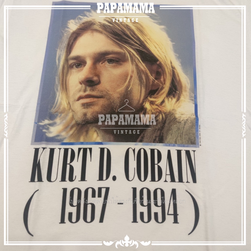 ปรับแต่งได้-nirvana-kurt-d-cobain-1967-1994-dtg-เสื้อวง-เสื้อทัวร์-เสื้อร๊อค-papamama-vintage-34