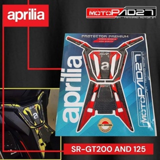 Motopad27 สติกเกอร์เรซิ่น Deckpad Tankpad APRILIA SR-GT 200 Premium