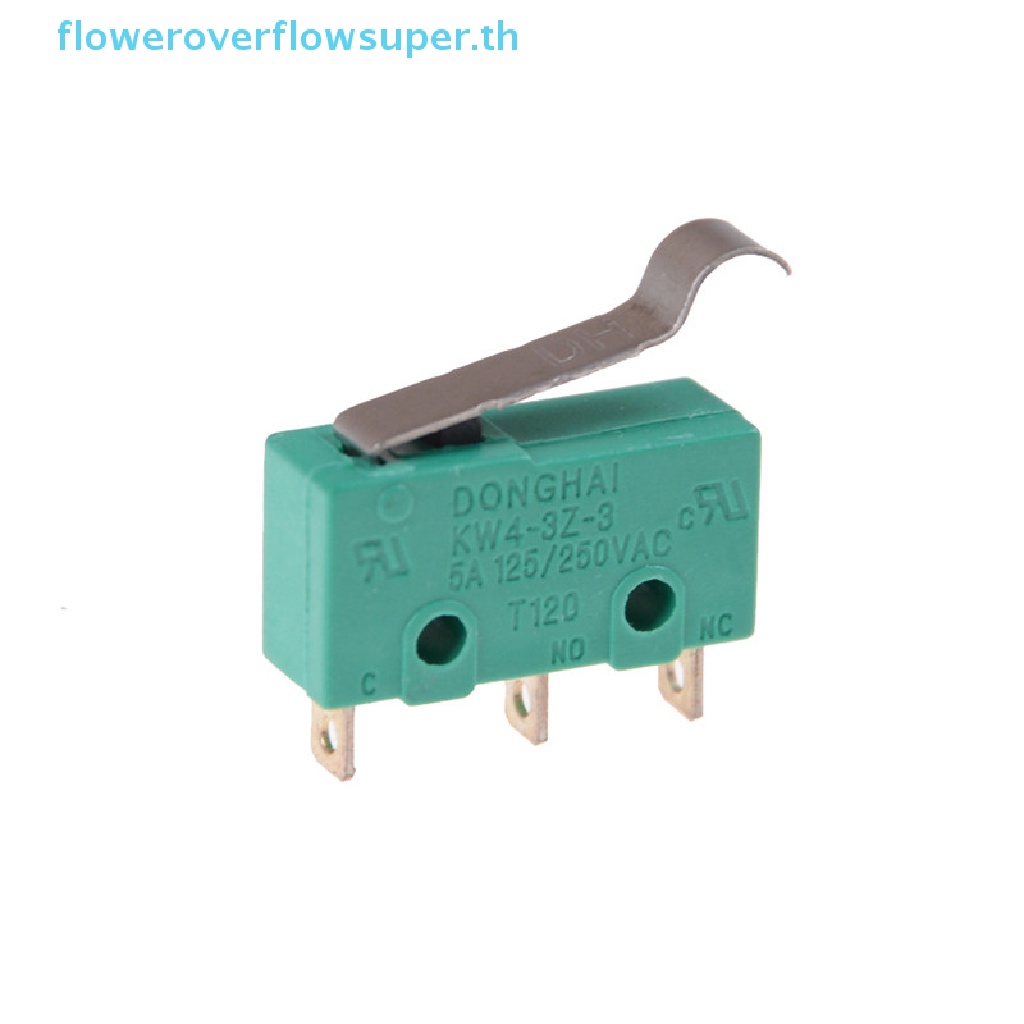 fsth-ขายดี-สวิตช์ลิมิตบานพับไมโครสวิตช์-kw4-3z-3-spdt-no-nc-5-ชิ้น