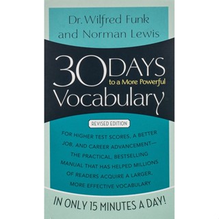 Asia Books หนังสือภาษาอังกฤษ 30 DAYS TO A MORE POWERFUL VOCABULARY IN ONLY 15 MINUTES A DAY (REVISED ED.)