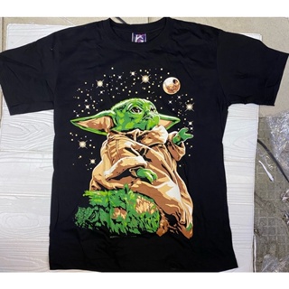 Star Wars Master Yoda Black Shirt_01