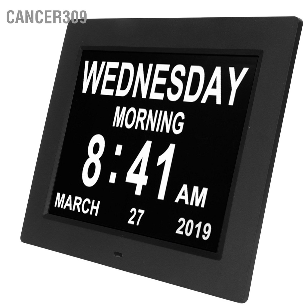cancer309-นาฬิกาปฏิทินดิจิตอลขนาด-10-นิ้ว-ลดแสงอัตโนมัติ-ใช้ยาเตือน-ปฏิทินอิเล็กทรอนิกส์-นาฬิกาปลุก