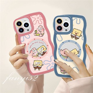 เคสโทรศัพท์มือถือแบบนิ่ม TPU กันฝุ่น ลายสพันจ์บ็อบน่ารัก สําหรับ Compatible with Samsung A13 A12 A03S A03 A53 A73 M52 A33 A23 A52 A51 A71 A72 A22 A32 A20 A30 A10 A02 A21S A31 A50