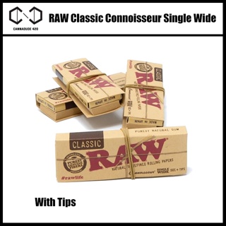 [จัดส่งไว] RAW Classic Connoisseur  Single Wide with Tips