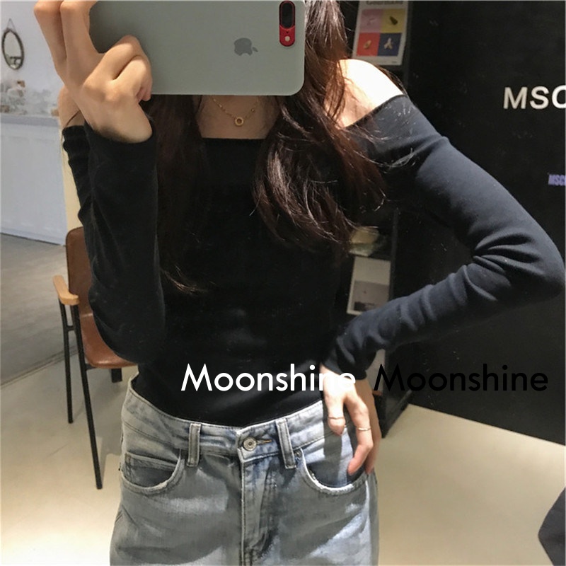 moon-เสื้อครอป-เสื้อสายเดี่ยว-ย้อนยุค-y2k-2023-new-สวยงาม-พิเศษ-korean-style-ins-a29k002-36z230909