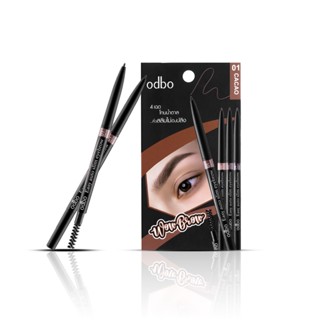 Odbo Easy auto slim eyebrow #OD781 : โอดีบีโอ ดินสอเขียนคิ้ว อีซี่ ออโต้ สลิม อายบราว x 1 ชิ้น  alyst