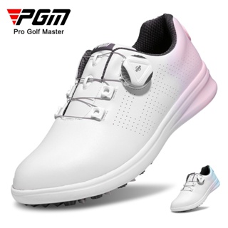 สินค้า Pgm ใหม่ รองเท้าผ้าใบหนัง ไมโครไฟเบอร์ ไล่โทนสี กันน้ํา สําหรับผู้หญิง XZ255