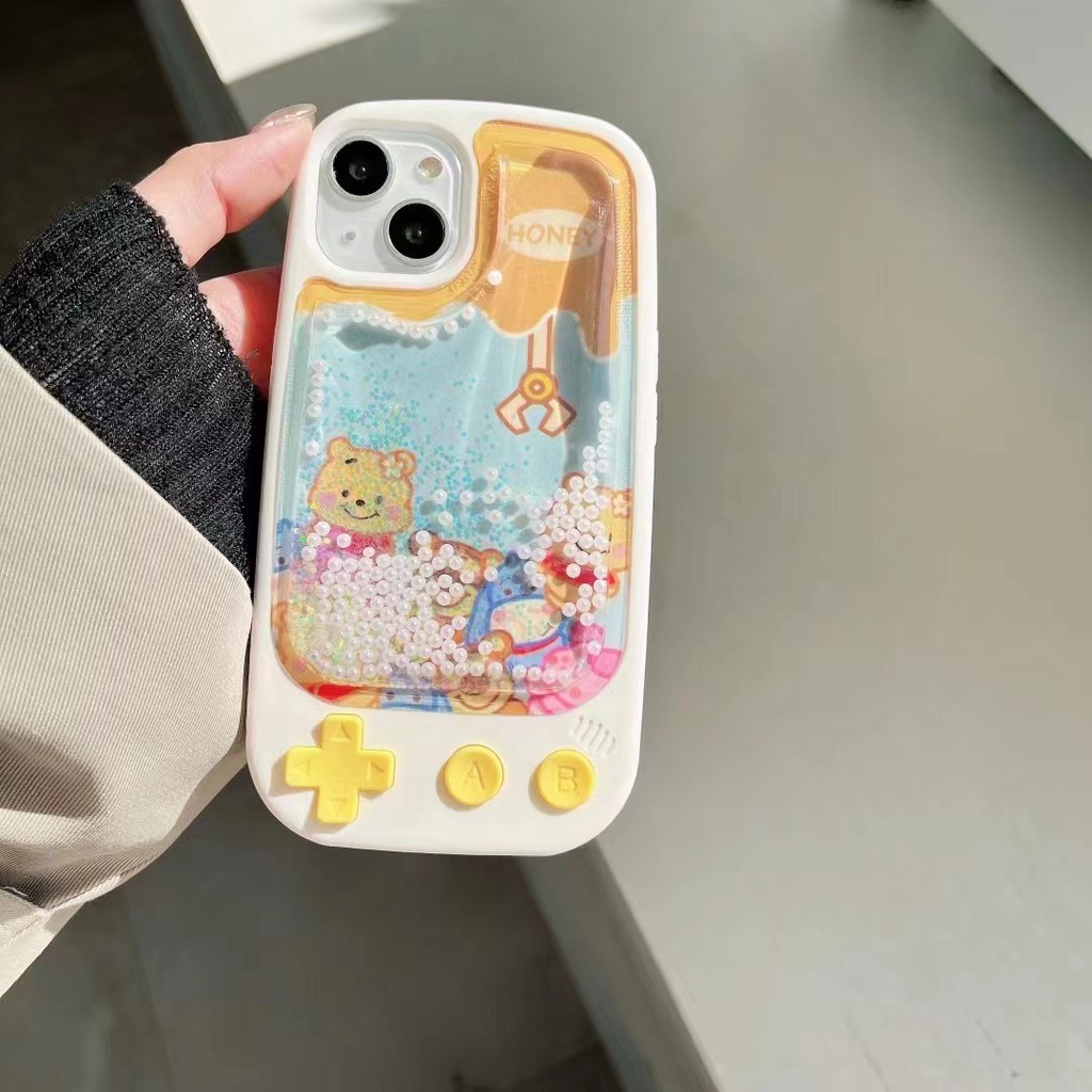 เคสโทรศัพท์มือถือ-tpu-แบบนิ่ม-ลายการ์ตูน-มีทรายไหล-สําหรับ-iphone-14-14promax-14pro-11-12-12pro-12promax-13-13pro-13promax