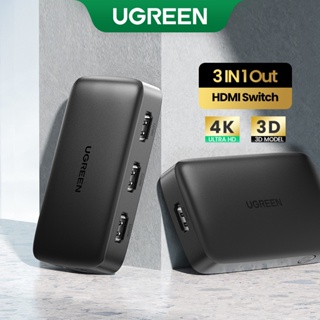 ภาพหน้าปกสินค้าUGREEN สวิตช์ HDMI เข้า 3 ออก 1 พร้อมสาย HDMI 4K 30Hz สําหรับกล่องทีวี PS4 Switch HDMI 4K ซึ่งคุณอาจชอบสินค้านี้