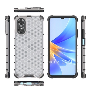 Ready Stock Phone Case OPPO A78 5G A17 A17k เคส Casing Honeycomb Technology Durable and Drop Resistant Camera Protective Hard Case เคสโทรศัพท