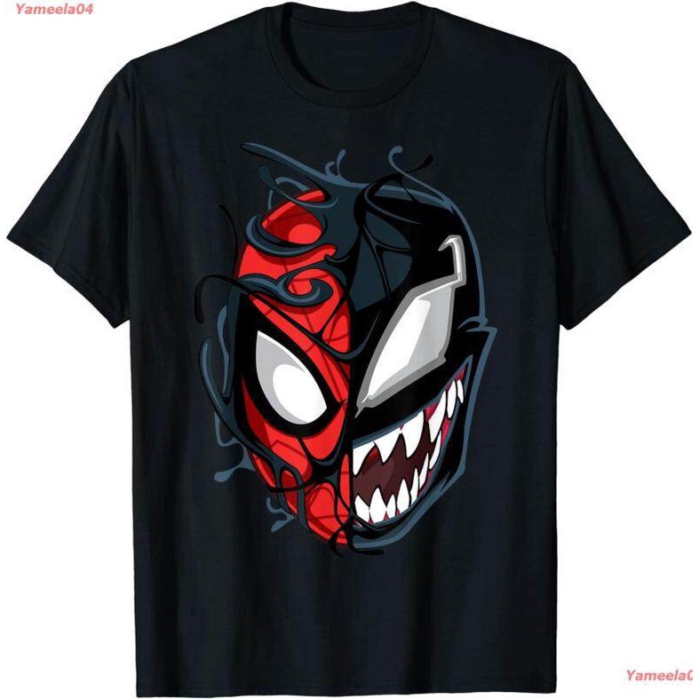 uniqlooo-yameela04-marvel-spider-man-maximum-venom-spider-man-big-face-t-shirt-เสื้อยืด-ผู้ชาย-ดพิมพ์ลายดผ้าเด้ง-01
