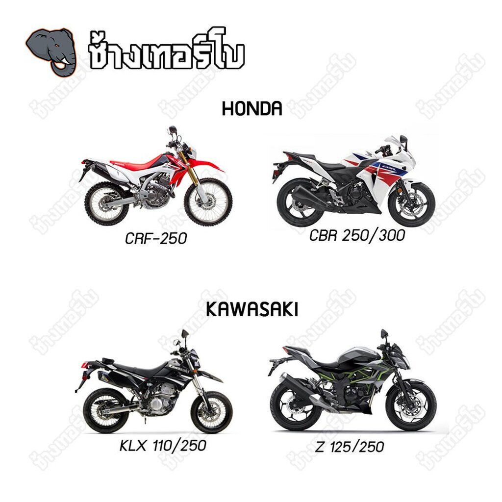 fr-113-full-razer-สำหรับ-มอเตอร์ไซค์-บิ๊กไบค์-honda-crf250-cbr250r-cb300f-cb300r-kawasaki-klx110-300-z250