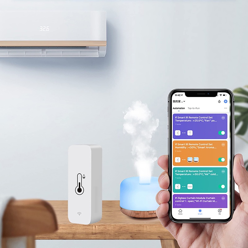 สมาร์ทเซนเซอร์วัดอุณหภูมิและความชื้น-wifi-app-สําหรับ-smart-home-var-smartlife-workwith-alexa-google-assistant-crd