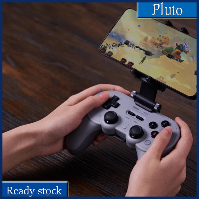 ใหม่-8bitdo-ที่วางโทรศัพท์มือถือ-แบบคลิปหนีบ-แกนคู่-ปรับได้-สําหรับจอย-pro-2