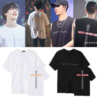 เสื้อยืดแขนสั้น t-shirt STAR tee GOT7 2018 World Tour EYES ON YOU concert around the same