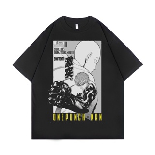 เสื้อยืดโอเวอร์ไซซ์ พิมพ์ลาย Psycho Crucify One Punch Man | สีดํา | เสื้อเชิ้ต Saitama | เสื้อยืด ขนาดใหญ่ | สไตล์ว_07