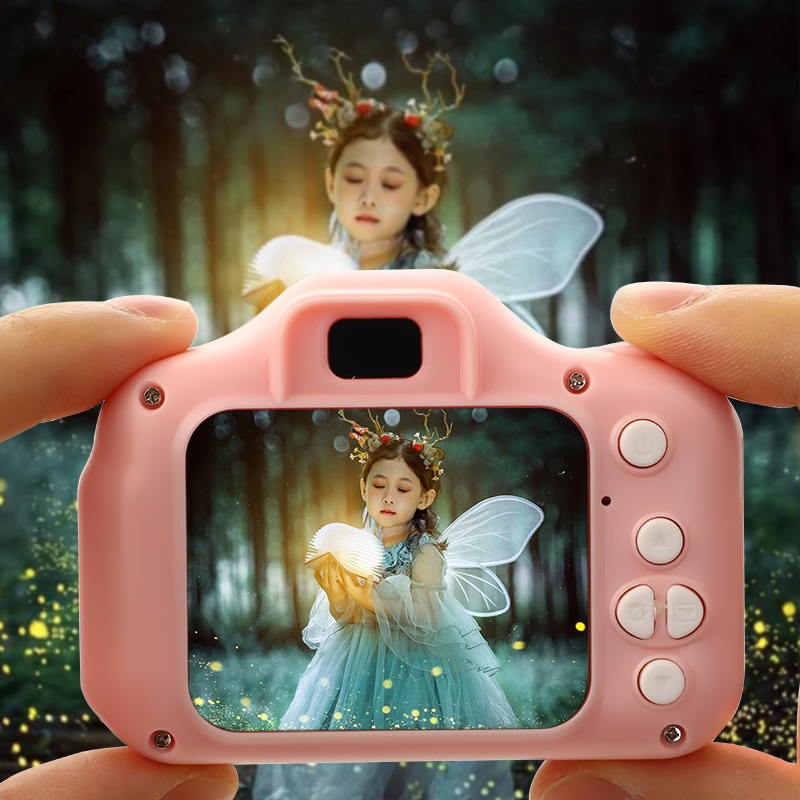 กล้องถ่ายรูปสำหรับเด็ก-ถ่ายรูป-ถ่ายวีดีโอ-ได้จริง-กล้องถ่ายรูปเด็กตัวใหม่-กล้องดิจิตอล-ขนาดเล็ก