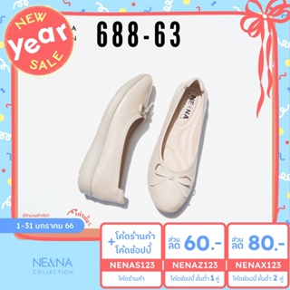 ภาพขนาดย่อของภาพหน้าปกสินค้ารองเท้าเเฟชั่นผู้หญิงเเบบ Slip on ส้นเตี้ย No. 688-63 NE&NA Collection Shoes จากร้าน nena_official_store บน Shopee