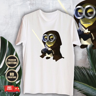 Must Buy !!! MINION STAR WARS CASUAL FUNNY DESPICABLE ME GRAPHIC T-SHIRT BAJU COTTON 02_01