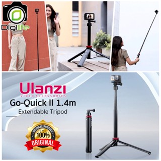 Ulanzi Go-Quick II 1.4m Extendable Tripod ขาตั้ง เซลฟี่ ยืดได้ 1.4 เมตร Action Cam, GOPRO, Insta360 / Digilife Fortune