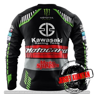 ขายดี Baju Kawasaki WSBK 2023 V1 (แขนยาว) 3XL