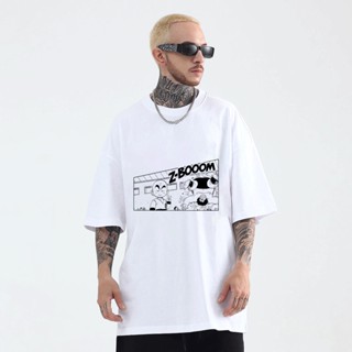 Dragon Ball Anime T-Shirt for Men Kuririn Inspired Cotton Loose Clothing Oversized Tee Shirtsเสื้อยืด_04