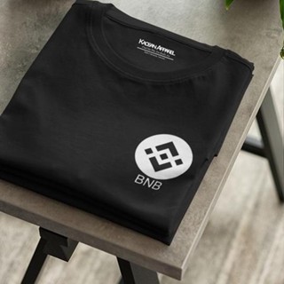 เสื้อยืด พิมพ์ลาย Binance BNB COMBED 30S DISTRO สําหรับผู้ชาย และผู้หญิง