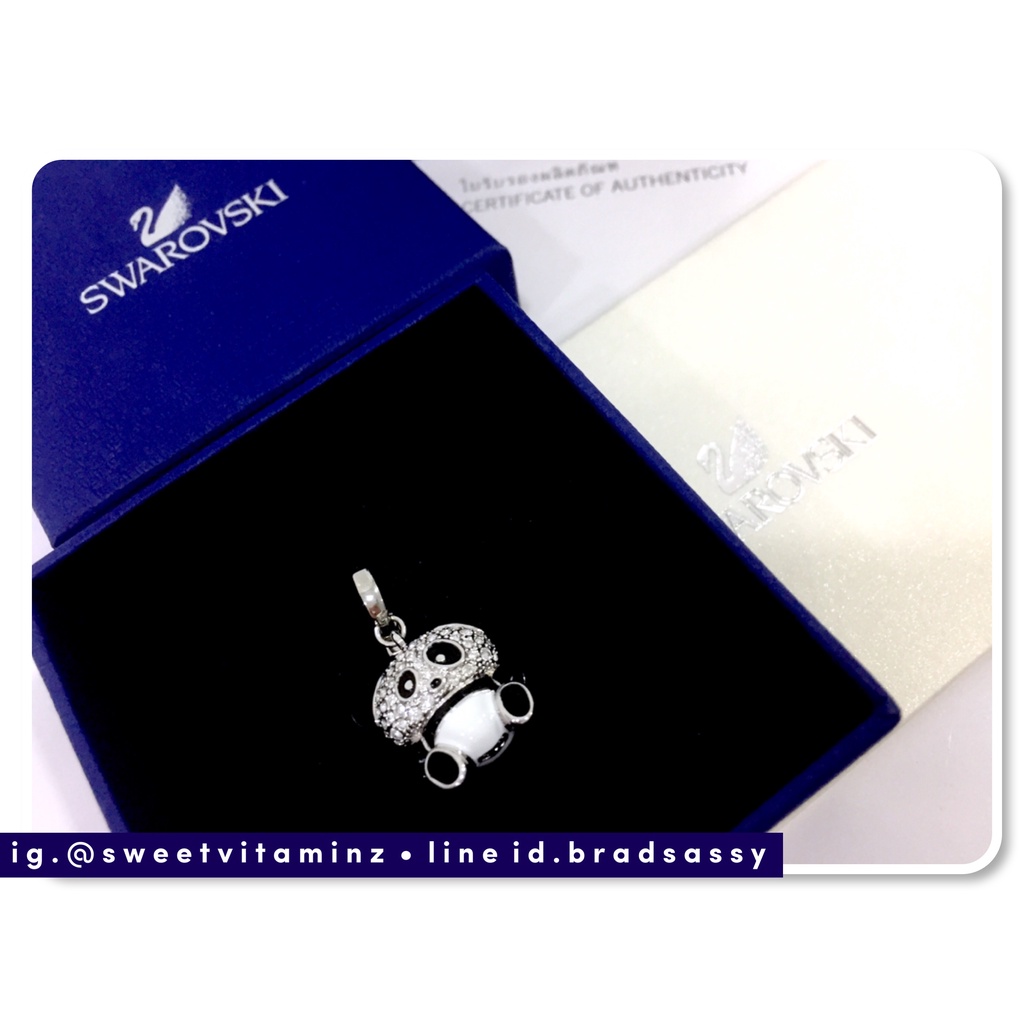 panda-charm-จี้แพนด้า-จาก-swarovski-สินค้าใหม่-ของแท้-จาก-swarovski-คร้า