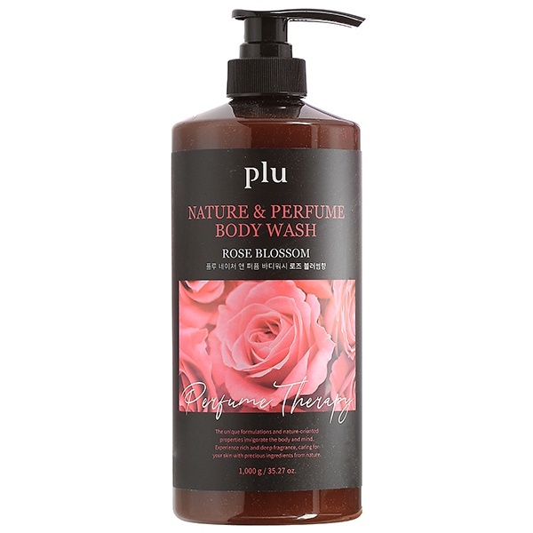 plu-nature-amp-perfume-body-wash-1000ml-กลิ่น-rose-blossom-เจลอาบน้ำกลิ่นหอมติดทนนาน