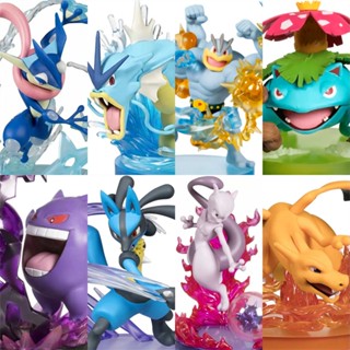 [พร้อมส่ง] โมเดลฟิกเกอร์ Pokemon Pokémon Gengar Gaio Calorio Charizard Charizard Frog Flower Pokémon ของขวัญวันเกิด ของเล่นสําหรับเด็ก