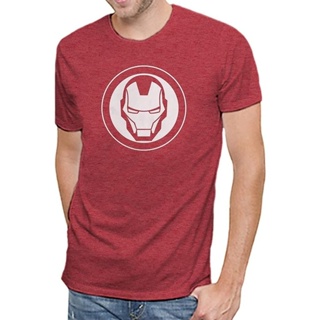 Many colors are available Marvel Iron Man Logo Mens Soft Red Variegated T-Shirt | Avengers Infinity War Edition_01