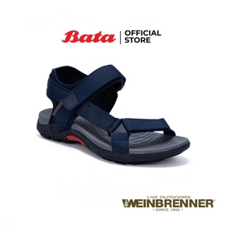 Bata บาจา ยี่ห้อ Weinbrenner รองเท้าลำลองรัดส้น สวมใส่ง่าย น้ำหนักเบา ลุยน้ำ ไม่ลื่น  สำหรับผู้ชาย รุ่น Gateway สีดำ 8516057