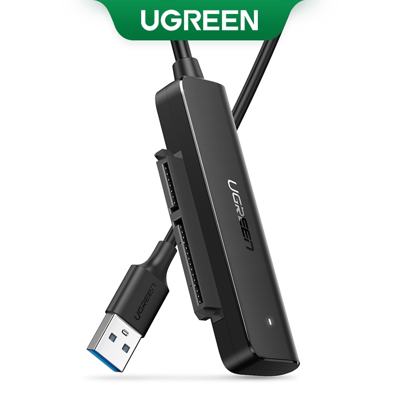 ภาพหน้าปกสินค้าUGREEN SATA USB อะแดปเตอร์แปลง USB 3.0 USB C เป็น SATA สําหรับ hdd/ssd 2.5 นิ้ว external ฮาร์ดไดรฟ์ 5 gbps